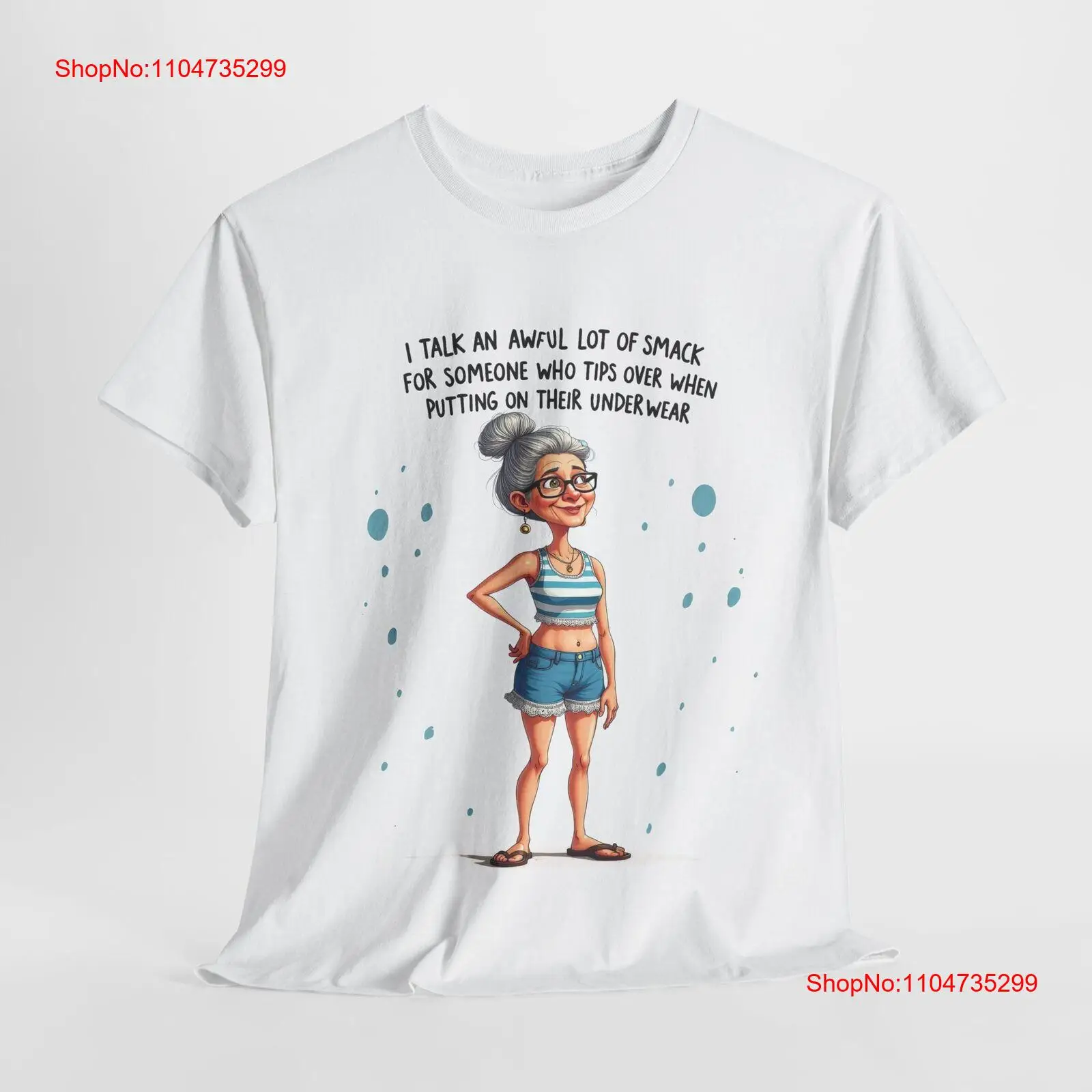Vintage Fashion Quotes Short - Omas Are the Best Lustiges Zitat-T-Shirt,
