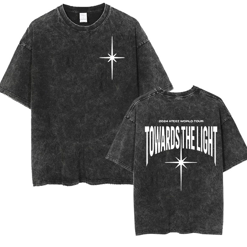 Vintage Fashion World - Koreanische ATEEZ 2024 World Tour T-Shirts