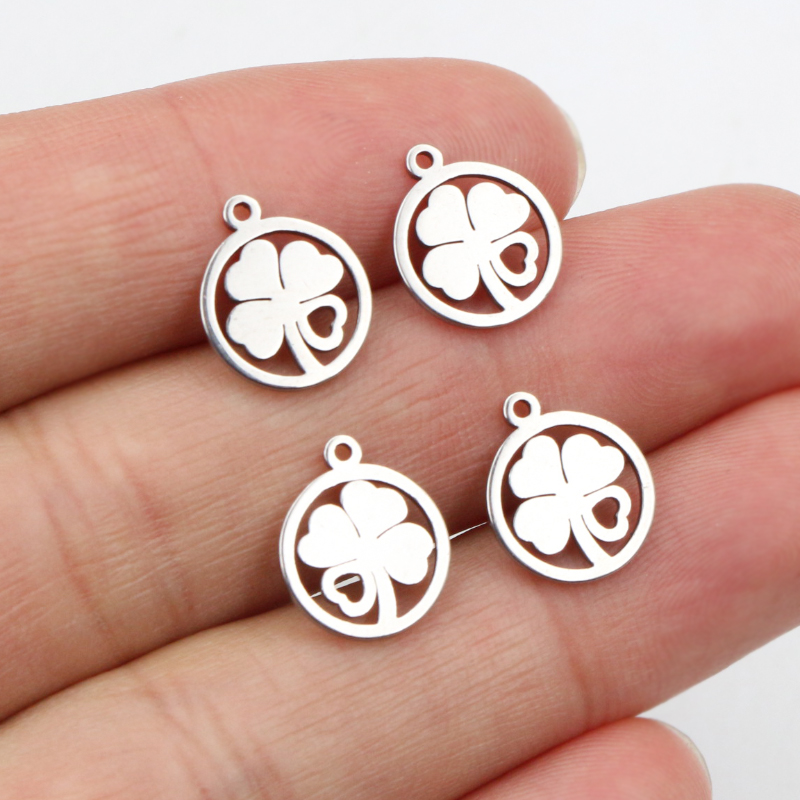 Vintage Fashion Tumblr - 30 Stück 12x10mm Charms 316 Edelstahl