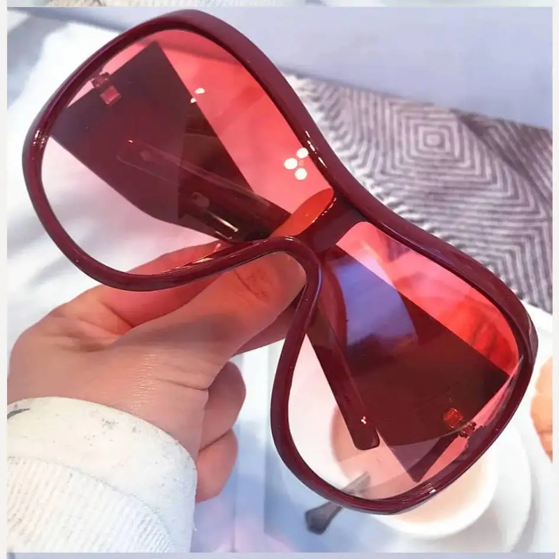 Vintage Fashion Y2K - One Piece Oversized Y2K Sonnenbrille für