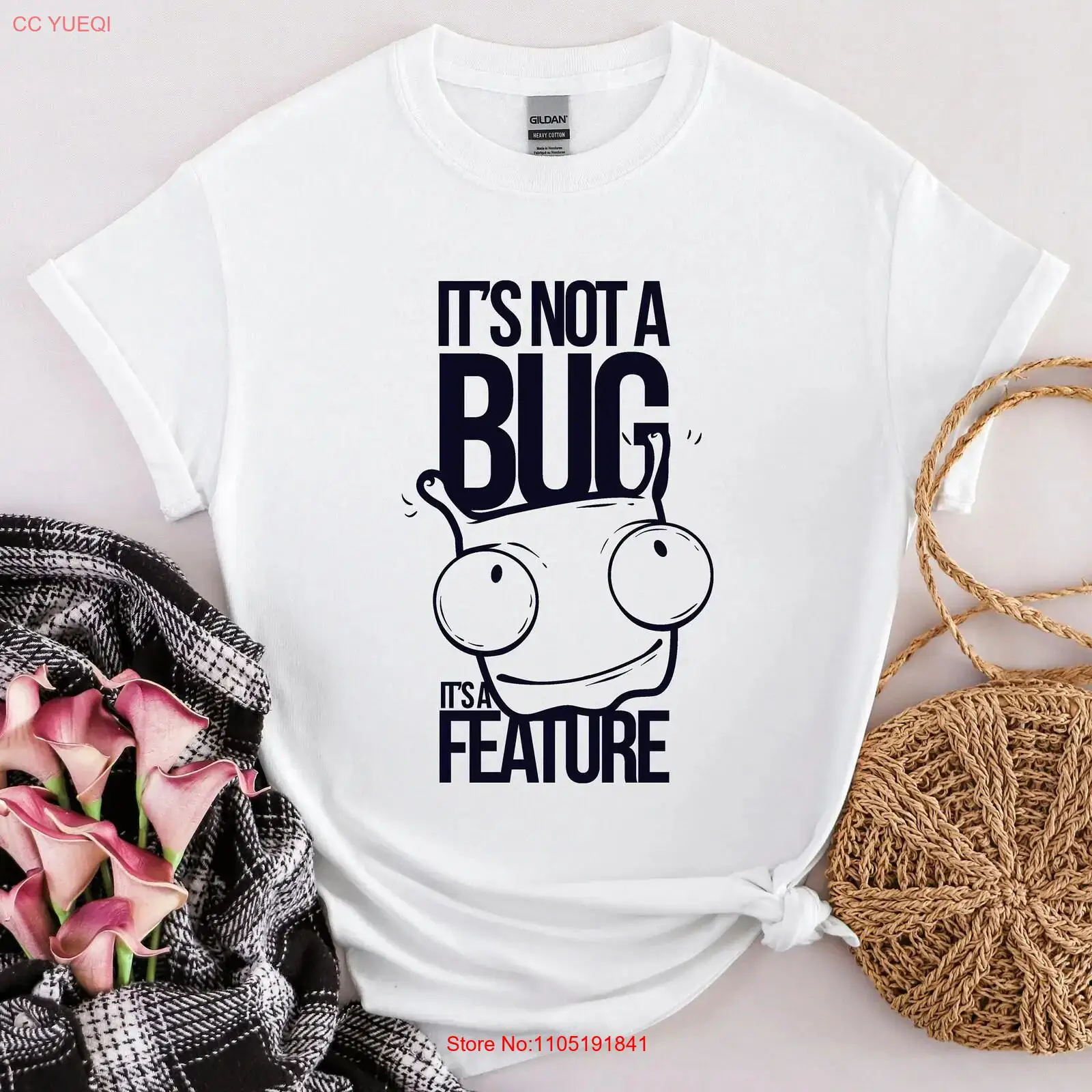 Vintage Fashion Bug - Gamer-Shirt „Es ist kein Käfer“-Funktion, Gaming-T-Shirt,