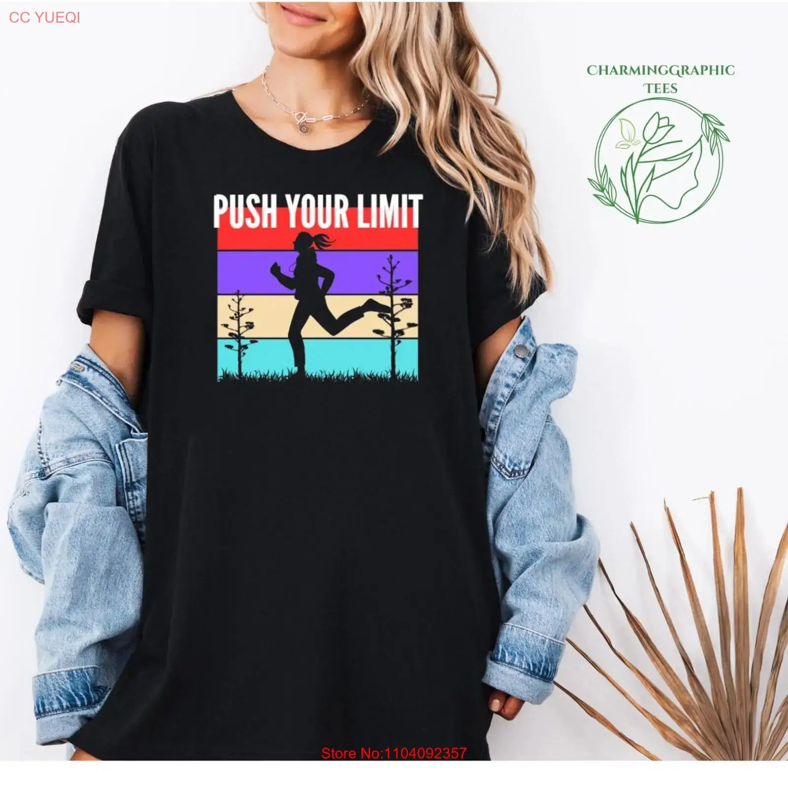Vintage Fashion Quotes Short - Retro Push the Limits T-Shirt You're