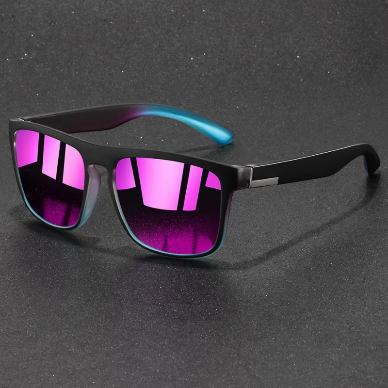 Vintage Fashion Streetwear - Modische Vintage Quadratische Sport-Sonnenbrille für Männer