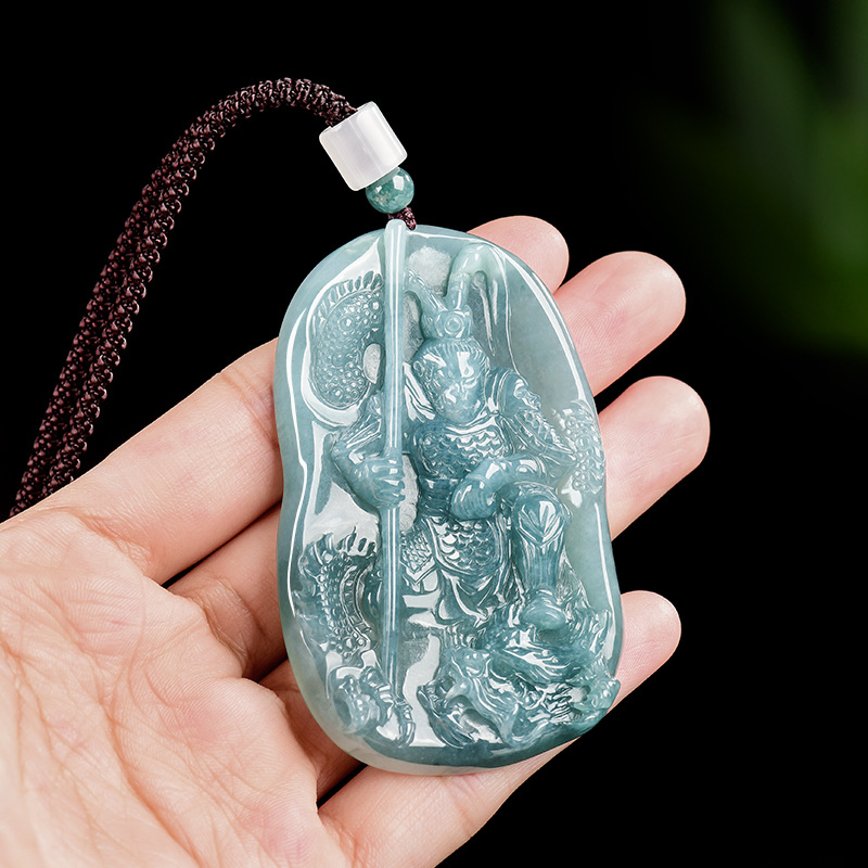 Vintage Fashion Necklace - Burmesische Jade-König-der-Affen-Anhänger-Halskette, Vintage-Luxusgeschenke für Frauen, Modeaccessoires,
