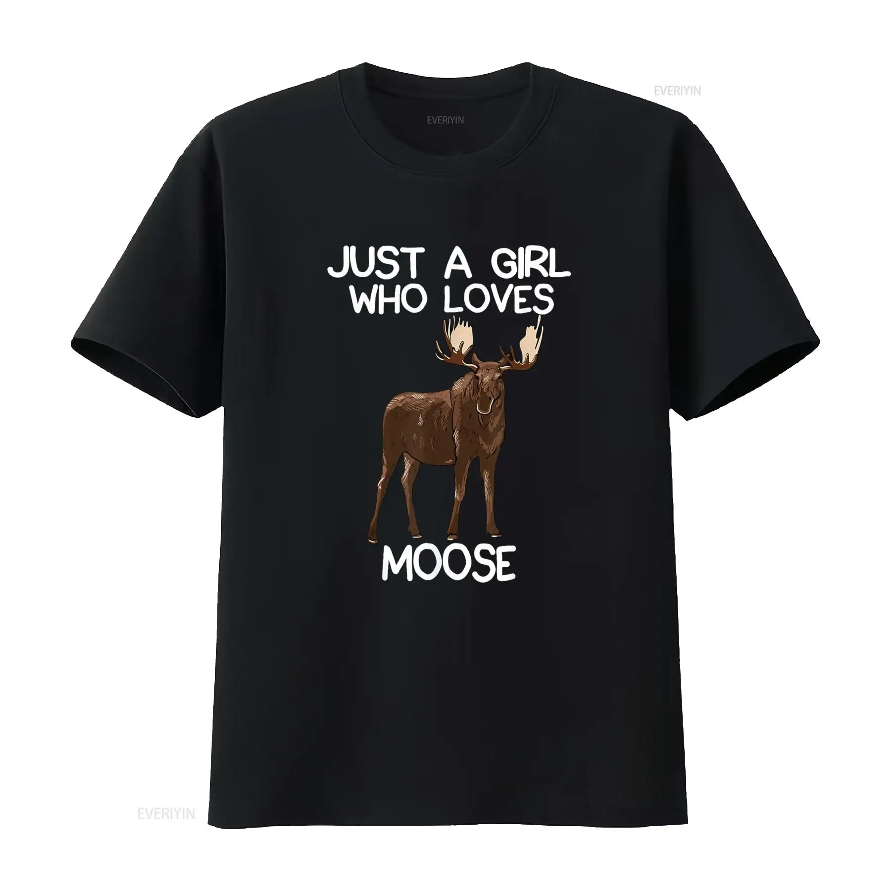 Just A Girl Who Loves Moose Fu – Vintage Fashion Quotes Short Bewertung und Preis