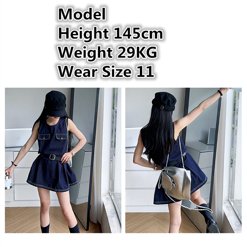 Stilvolles Kindermode-Denim-Bo – Vintage Fashion Streetwear Bewertung und Preis