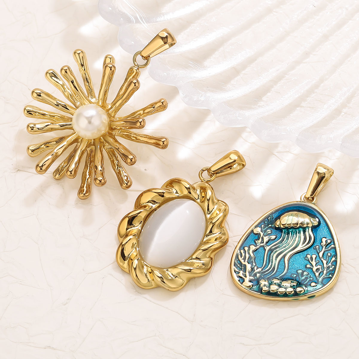 1 Stück 18K vergoldeter Edelst – Vintage Fashion Tumblr Bewertung und Preis