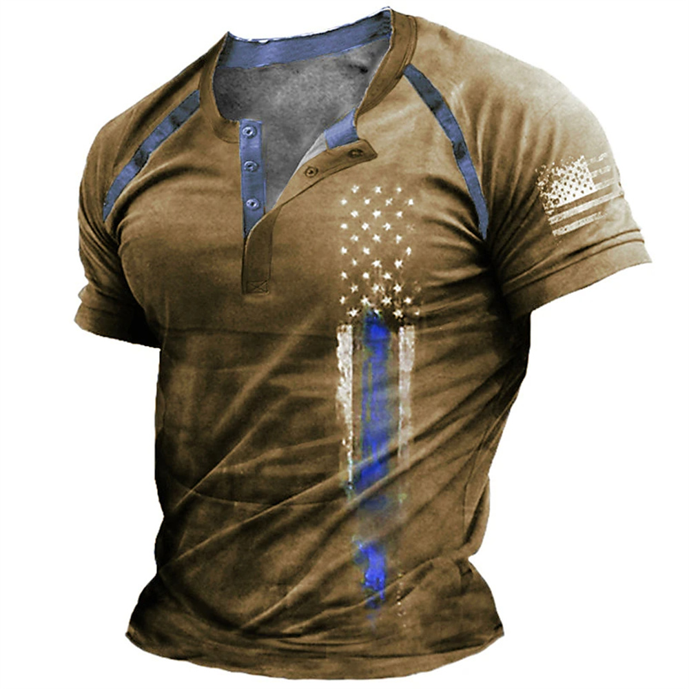 Lustiges 3D-amerikanische-Flag – Vintage Fashion Streetwear Bewertung und Preis
