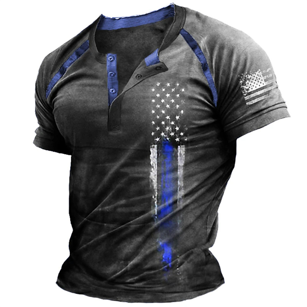 Lustiges 3D-amerikanische-Flag – Vintage Fashion Streetwear Bewertung und Preis