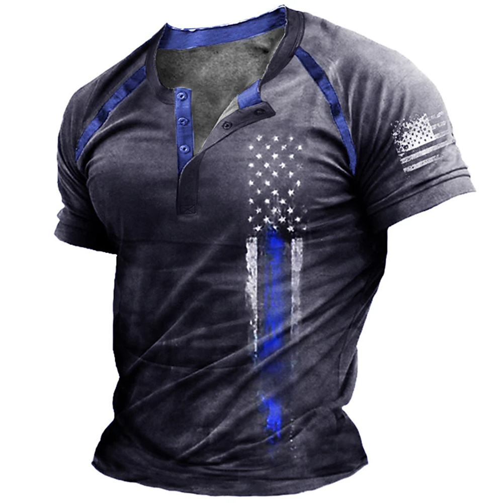 Lustiges 3D-amerikanische-Flag – Vintage Fashion Streetwear Bewertung und Preis