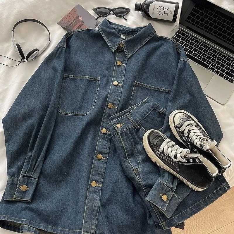 Y2K Denim-Rock-Set: Vintage Ja – Vintage Fashion Y2K Bewertung und Preis