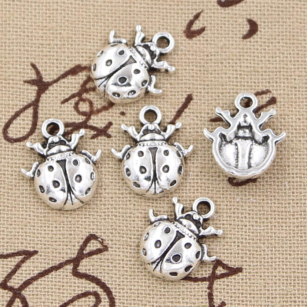 12 stücke Charms Marienkäfer B – Vintage Fashion Bug Bewertung und Preis