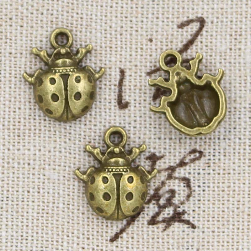 12 stücke Charms Marienkäfer B – Vintage Fashion Bug Bewertung und Preis