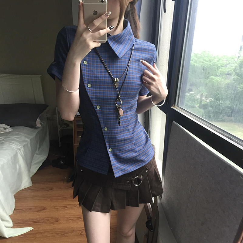 Y2K Vintage Slim Fit Kariertes – Vintage Fashion Tiktok Bewertung und Preis