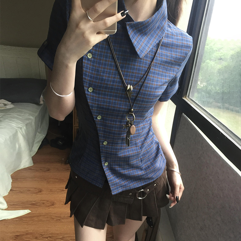 Y2K Vintage Slim Fit Kariertes – Vintage Fashion Tiktok Bewertung und Preis