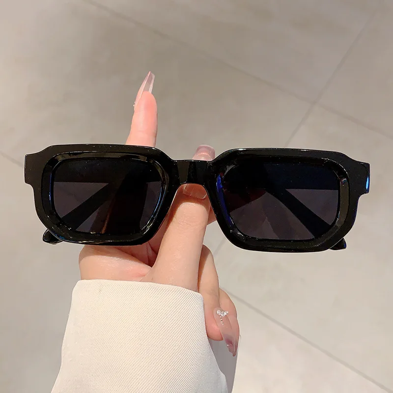 Vintage Rechteckige Sonnenbril – Vintage Fashion Streetwear Bewertung und Preis