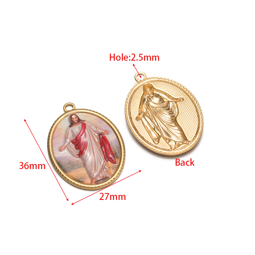 4 Stück Edelstahl-Oval-Anhänge – Vintage Fashion Necklace Bewertung und Preis